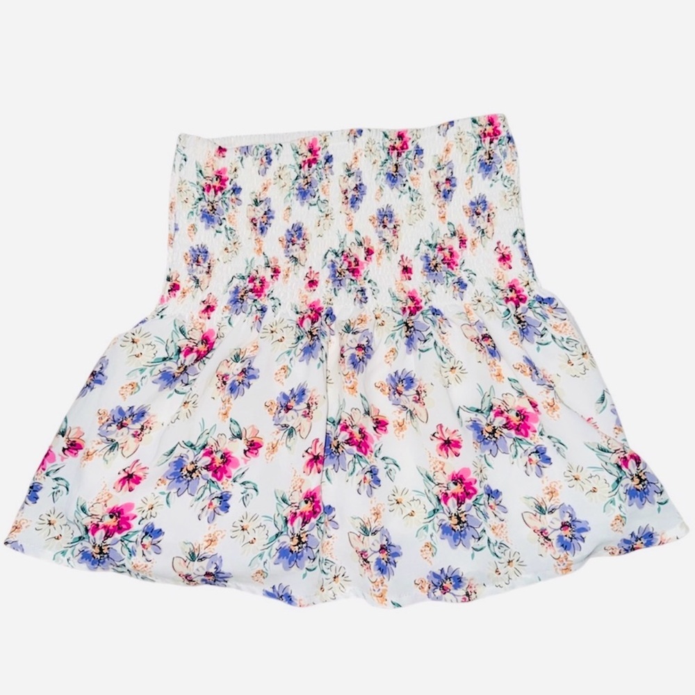 Sky to Moon Floral Smocked Skirt – Size Small (New!)